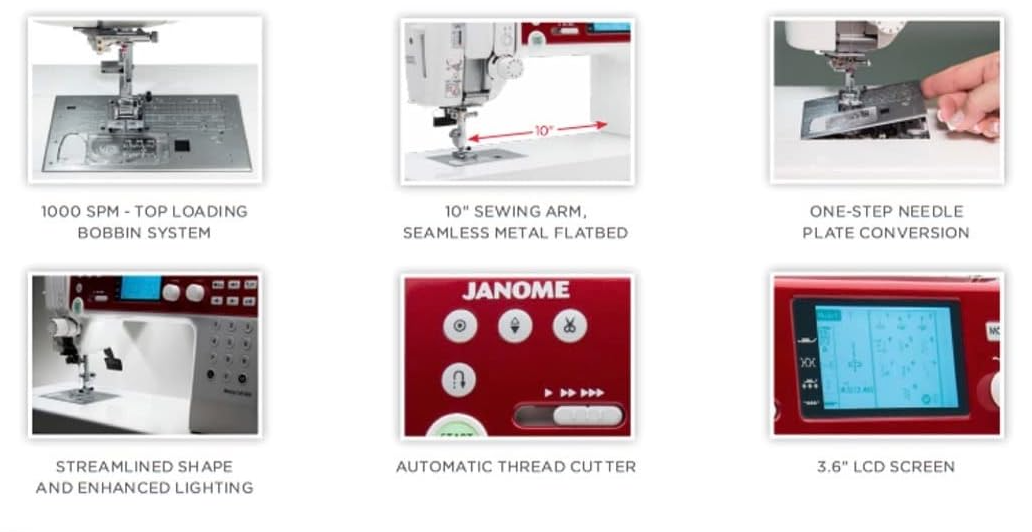 Features of Janome 6650